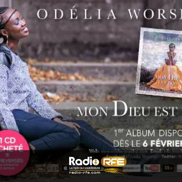 ODELIA WORSHIP Pochette Album CD Dieu est bon 