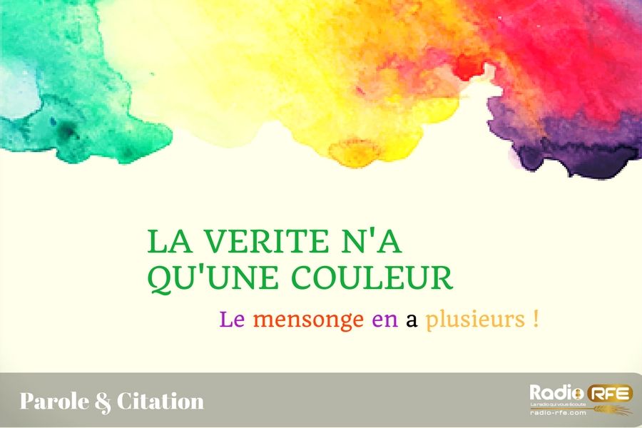 citation chretienne - citation-biblique la vérité et le mensonge 